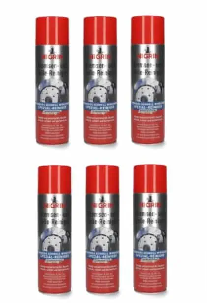6er set NIGRIN Bremsenreiniger 6x 500ml für 16,49 € inkl. Versand (statt 28,08 €)