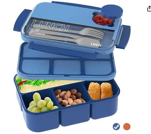 Auvrgmin Lunchbox Kids 1300 ml Bento Box für 6,99€ (Prime) statt 11,99€