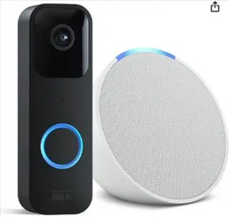 Frühes Prime Day-Angebot: Blink Video Doorbell HD-Videotürklingel mit Alexa + Echo Pop smarter Bluetooth-Lautsprecher für 39,99 €