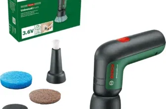 Bosch Home and Garden Akku Reinigungsbürste UniversalBrush (integrierter 3,6-V-Akku, 1 Micro-USB-Kabel und 4 Reinigungsaufsätze enthalten, im Karton)