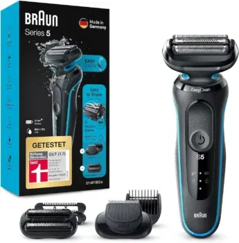 Braun Series 5 Rasierer 51-M1850s mit 2 EasyClick-Aufsätzen