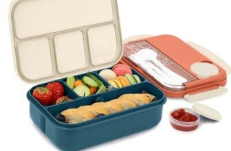 Bugucat-Lunchbox-Kinder-mit-Fächern-1300ML-Bentobox