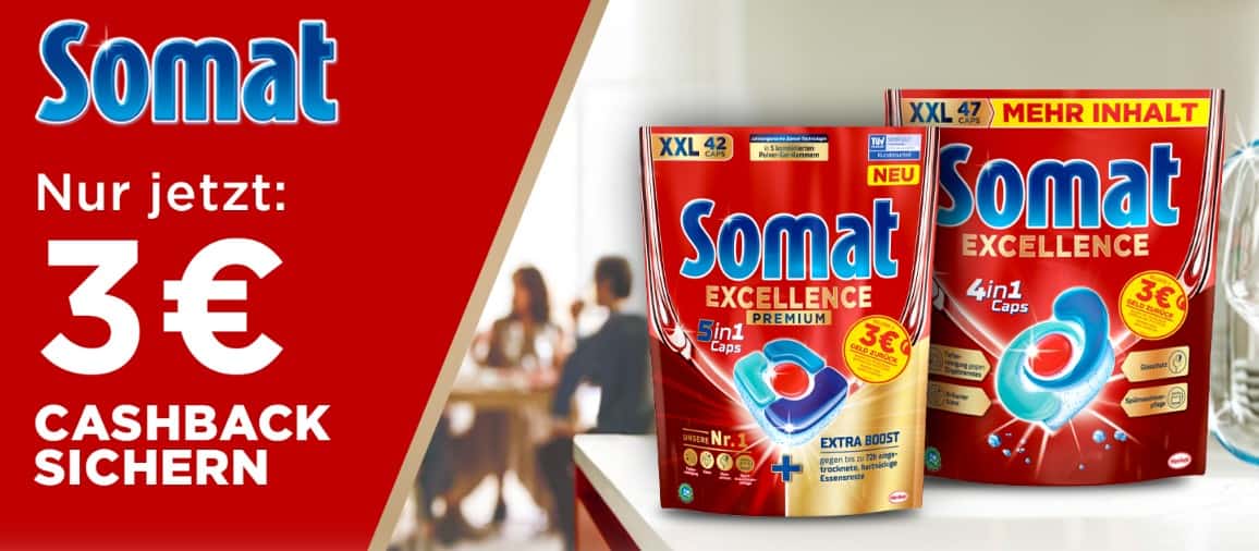  3€ Cashback Auf Somat Excellence