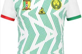 Cameroon Le Coq Sportif Pre-Match Herren Trikot