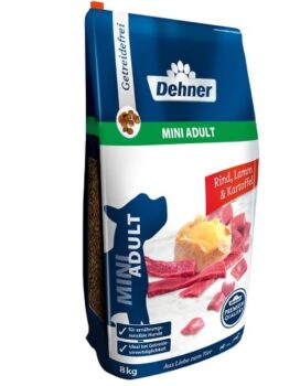 Dehner-Premium-Hundefutter-Trockenfutter-getreidefrei-für-ausgewachsene-Hunde-kleiner-Rassen-Rind-Lamm-Kartoffel-8-kg-Amazon-de-Haustier