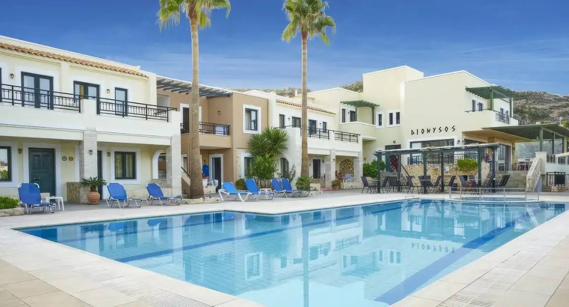 Kreta Urlaub: 7 Tage im 4* Dionysos Apartments and Studios mit Flügen und Frühstück ab 279€ p.P