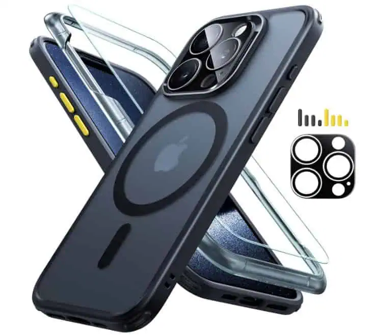 ESR für iPhone 15/ 15 plus/ 15 Pro/ 15 Pro Max Hülle Set (5 in 1) ab 10,99 € inkl. Prime-Versand (statt 19,99 €)