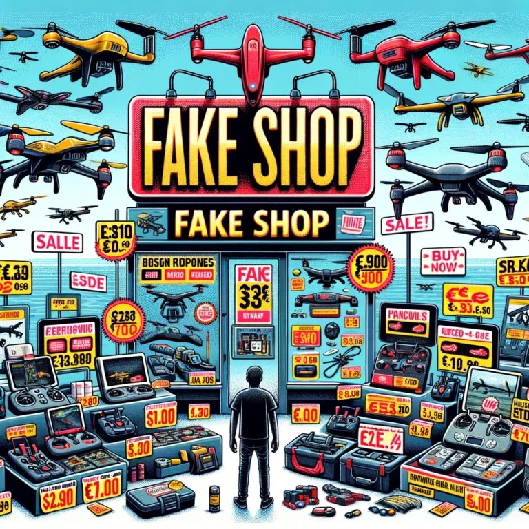Warnung vor Betrug: Fake Shop drohnenhero.de