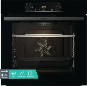 Gorenje OptiBake BOS6737 E02B Einbau-Backofen (Energieklasse A, 77 Liter, AquaClean, Heißluft, ExtraSteam)