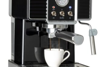 Gusto-Classico-Espressomaker-Espressomaschine-Siebträgermaschine-1350-Watt-20-Bar-