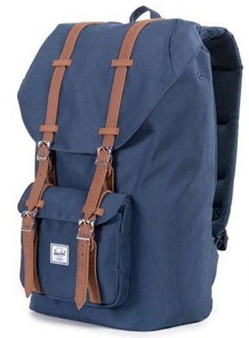 Herschel-Rucksack-Dunkelblau-Unifarben-Trendyol