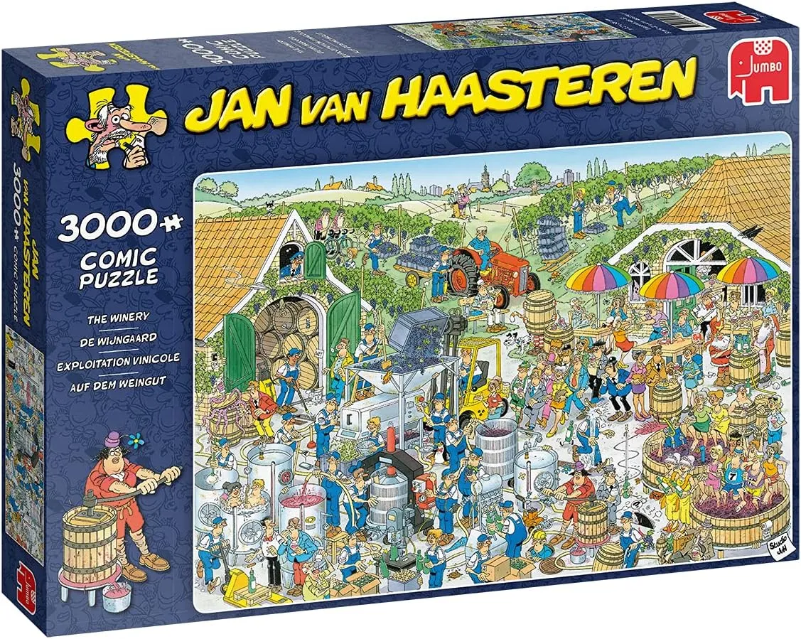 Jumbo Spiele - Jan Van Haasteren - Auf Dem Weingut 3.000 Teile Puzzle (19198)