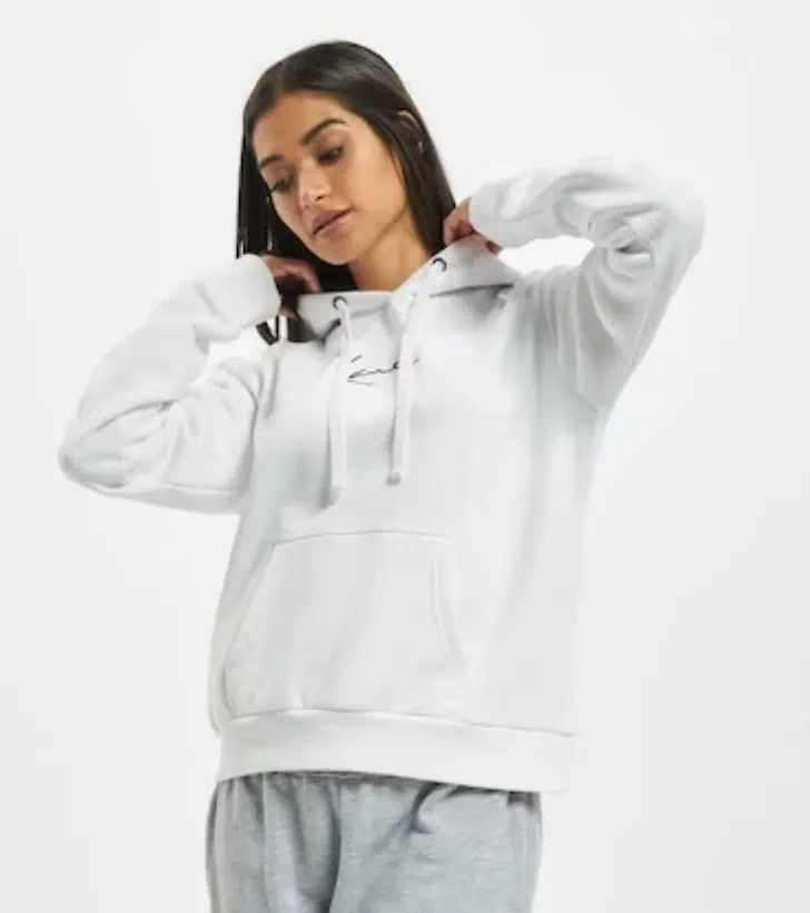Karl Kani Kk Small Signature Hoodie in weiß für 22,04€ inkl. Versand (statt 42€)