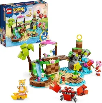 LEGO Sonic The Hedgehog 76992 - Amys Tierrettungsinsel Spielzeug-Set