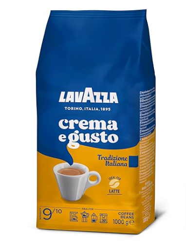 Lavazza-Crema-E-Gusto-Tradizione-Italiana-Geröstete-Kaffeebohnen