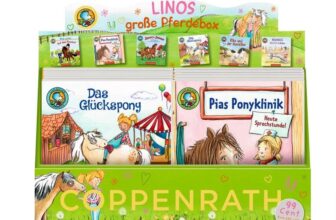 Linos-große-Pferdebox-6-x-10-Ex-Lino-Bücher-Saleina-Thorsten-Bosse-Sarah-v-dem-Knesebeck