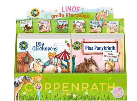 Linos-große-Pferdebox-6-x-10-Ex-Lino-Bücher-Saleina-Thorsten-Bosse-Sarah-v-dem-Knesebeck