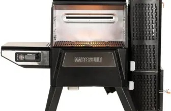 Masterbuilt Holzkohlegrill + Smoker Gravity FED 560 + Temperatursteuerung per WLAN, Bluetooth