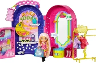 Mattel Barbie Extra Minis - Extra Mini Puppe und Boutique Spielset