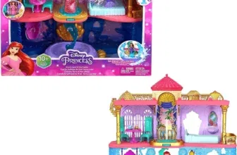 Mattel DISNEY Prinzessin Arielle - Land und Meeresschloss im Puppenhaus-Spielset