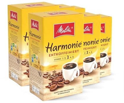 Melitta-Harmonie-Entkoffeiniert-Filter-Kaffee-6-X-500G-Gemahlen-Pulver