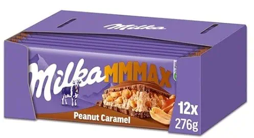 12x Milka Peanut Caramel – 276g Großtafel mit Erdnuss Karamell ab 27,57€ (statt 39€)