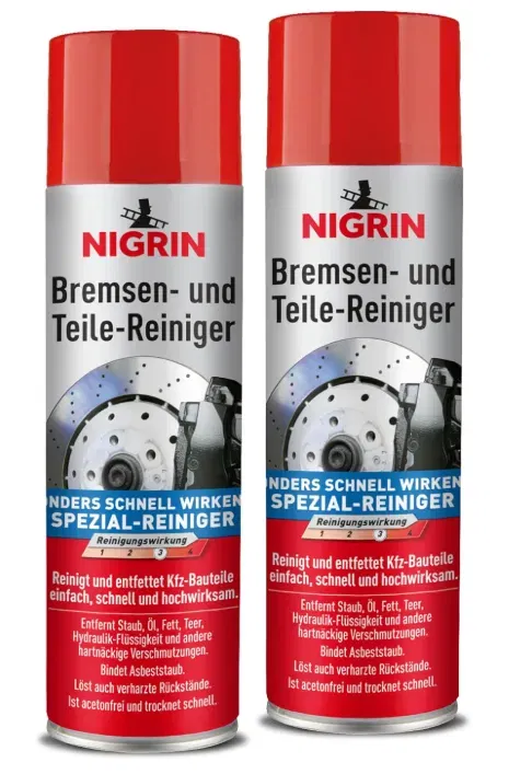 2er set NIGRIN Bremsenreiniger 2x 500ml für 7,63 € inkl. Versand (statt 11,96 €)