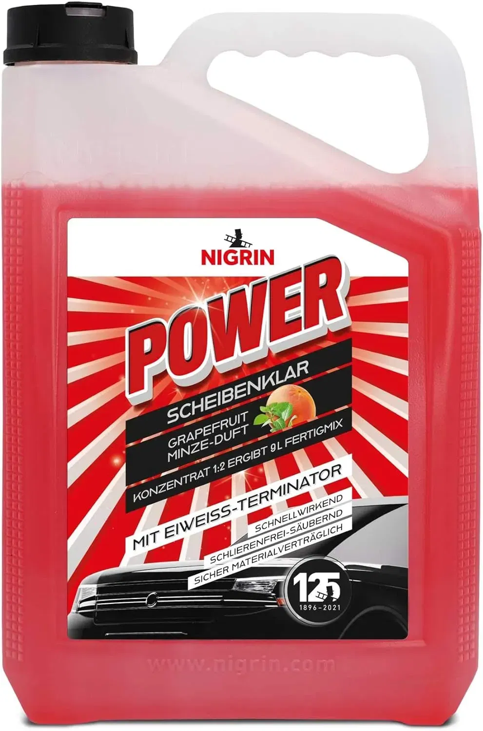 NIGRIN POWER Scheibenklar Konzentrat 1:2, (3 Liter Kanister) für 7,95 € inkl. Prime-Versand (statt 10,89 €)