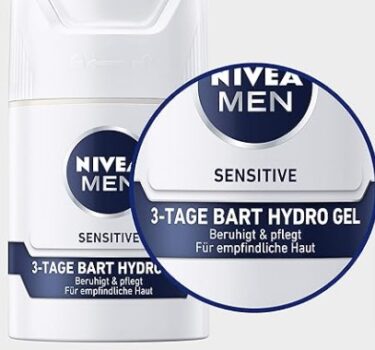 Nivea-Men-Sensitive-3-Tage-Bart-Hydro-Gel-im-1er-Pack-1-x-50-ml-Feuchtigkeitscreme-für-Männer-mit-empfindlicher-Haut-3-Tage-Bart-beruhigende-Gesichtscreme-Amazon-de-Drogerie-Körperpflege