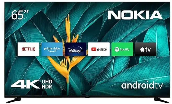 Nokia 65 Zoll (164 cm) 4K UHD Fernseher Smart Android TV – UN65GV320I -2023