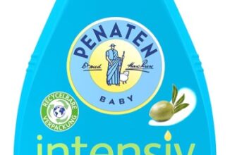 PENATEN-Intensiv-Cremebad-400-ml-sanft-reinigendes-Babybad-pflegender-Badezusatz-Baby-Pflegebad