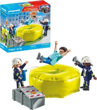 PLAYMOBIL Action Heroes 71465 Feuerwehrleute mit Luftkissen