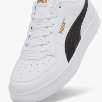 PUMA-Erwachsene-Caven-2-0-Sneakers-48-White-Black-Gold