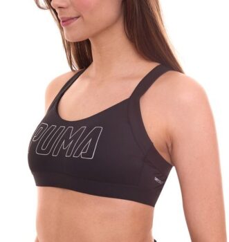 PUMA-Training-Bra-Damen-Sport-BH-sitzender-Damen-Bustier-mit-dryCELL-519085-01-Schwarz