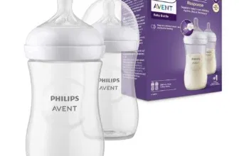 Philips Avent Babyflaschen Natural Response – 2x Babyflaschen, 260 ml (für Neugeborene ab 1 Monat)