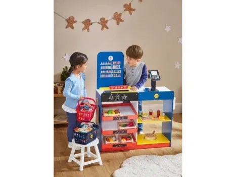 Playtive Lidl-Supermarkt aus Holz 25-teilig