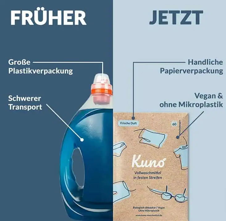 Gratis: Kuno Vollwaschmittel Streifen 🌍💧