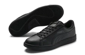 Puma Smash V2 L Unisex-Sneaker mit Leder-Obermaterial