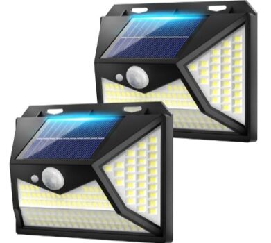 RISEMART-Lampe-Solaire-Exterieur-153LED-Lumiere-Solaire-Exterieur-avec-Detecteur-de-Mouvement-Étanche-Eclairage-Exterieur-Solaire-Spot-Led- Sans-Fil-pour-Jardin-Terrasse-Garage-Amazon-de-Beleuchtung