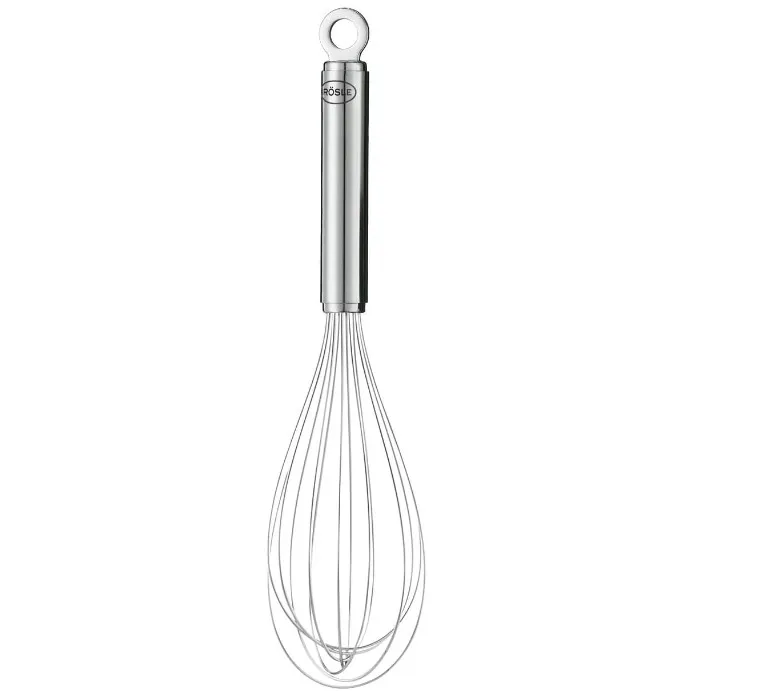 RÖSLE Schneebesen, hochwertiger Rührbesen (Edelstahl 18/10, Spülmaschinengeeignet, 17 cm) für 9,99 € inkl. Prime-Versand