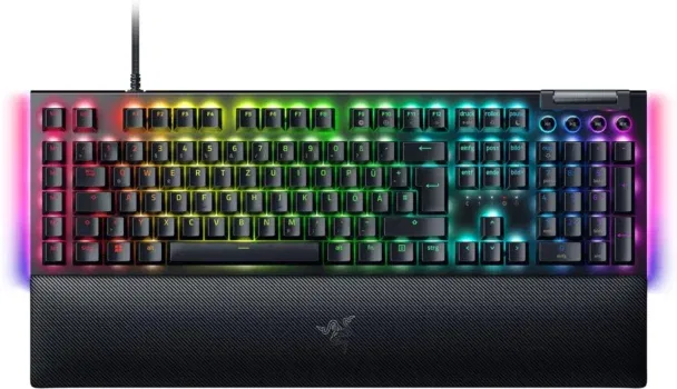 Razer BlackWidow V4 (Green Switch) - Mechanische Gaming-Tastatur mit Razer Chroma RGB