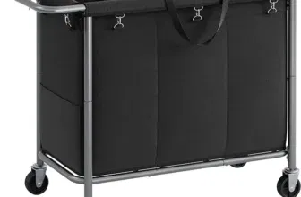 SONGMICS Wäschekorb 3 Fächer 200 Liter RLS005B01