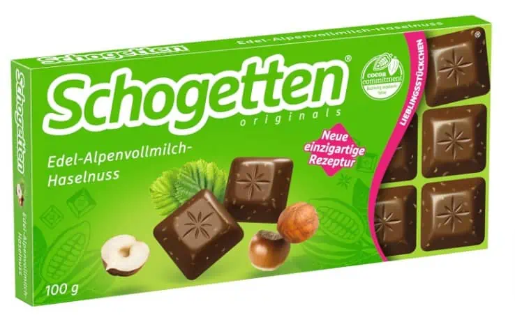 Schogetten Edel-Alpenvollmilch-Haselnuss 100g für 0,99 € inkl. Prime-Versand (statt 1,29 €)