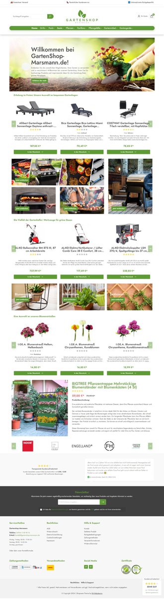 Screenshot Gartenshop-Marsmann.de