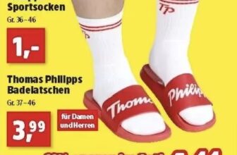 THOMAS-PHILIPPS-Sportsocken-und-Badelatschen-Set