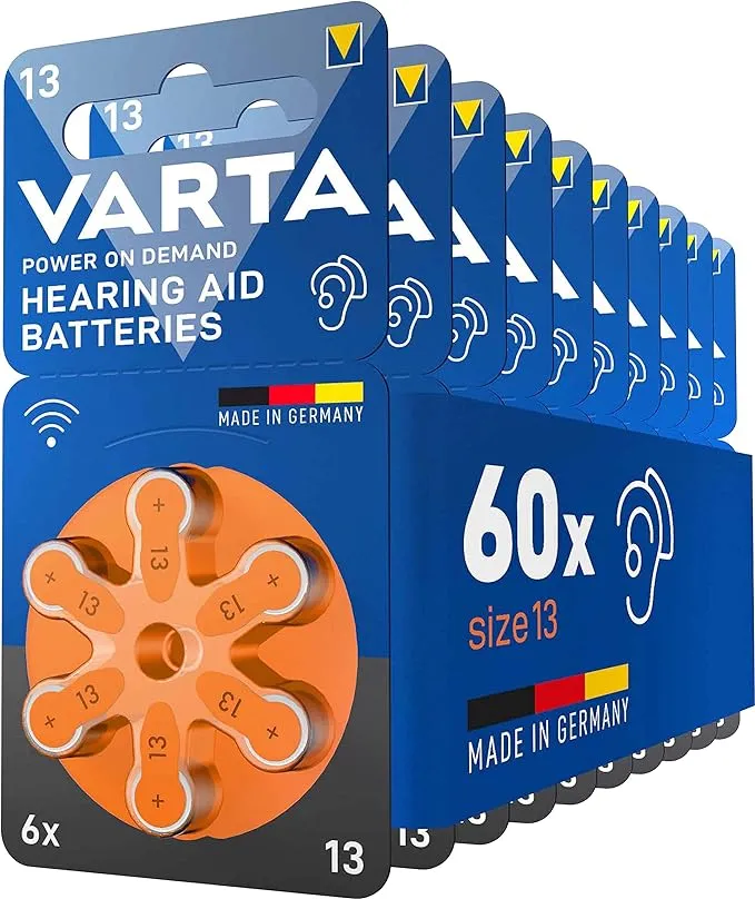 Varta Hörgerätebatterien Typ 13 Orange