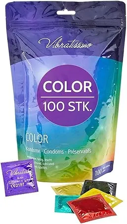 Vibratissimo Color Kondome 100Er Pack