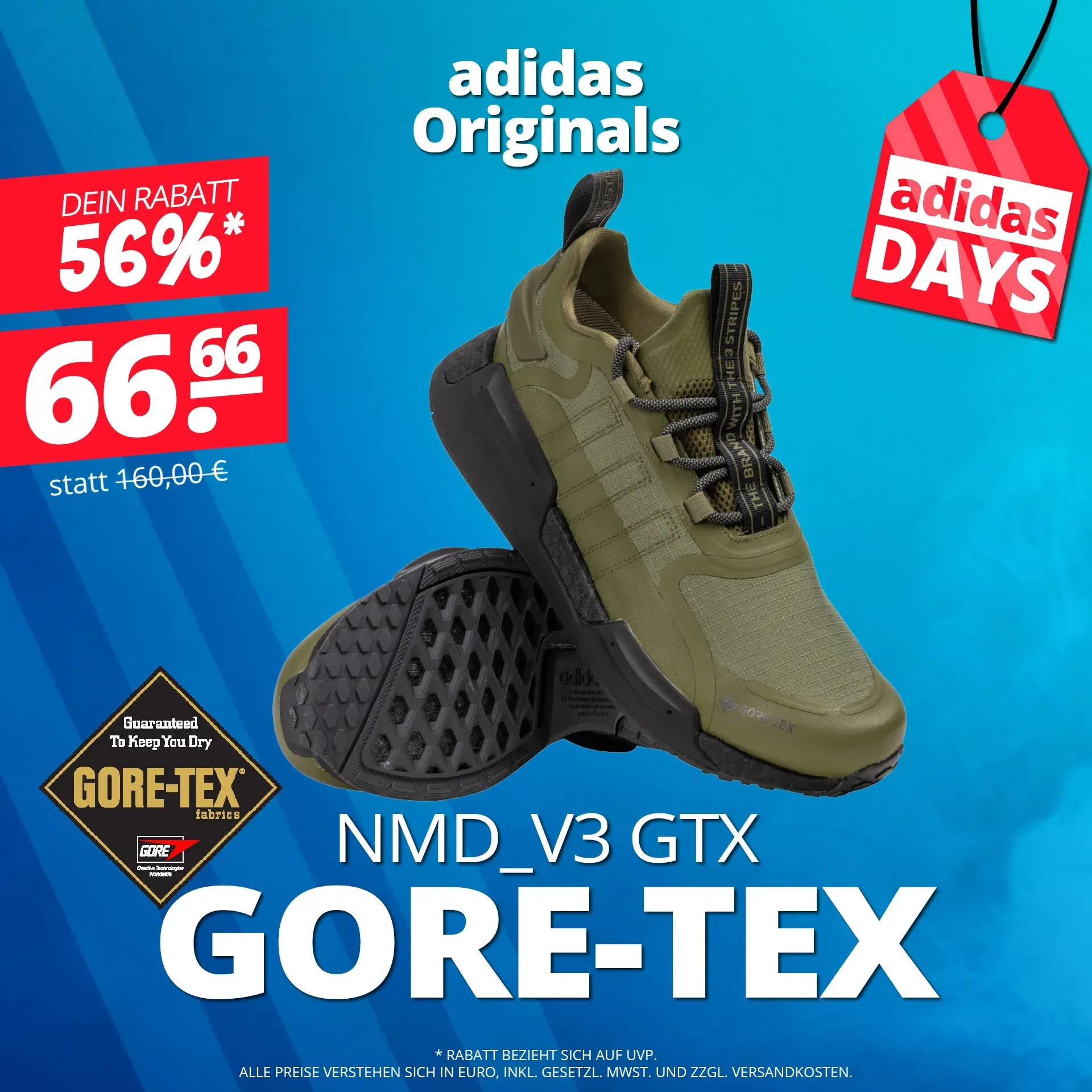 Adidas Originals Nmd V3 Gtx Boost Gore-Tex Schuhe Hp7778