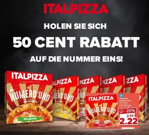 Numero Uno Tiefkühl Pizza 1,72€ [Kaufland ab 15.08.]