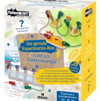 moses-PhänoMINT-Die-geniale-Experimente-Box-Elektroenergie-Experimentierkasten-für-Kinder-DIY-Stromkreislauf-Bausatz-Lernspielzeug-ab-8-Jahren-Mittel-Amazon-de-Spielzeug